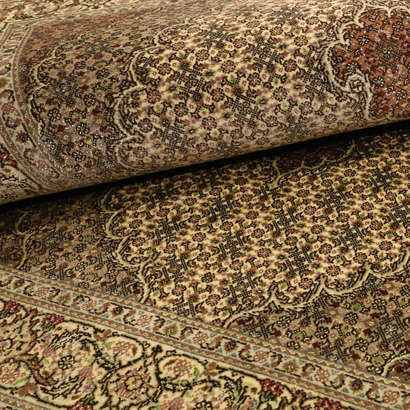 Alfombra Persa - Tabriz - Real - 152 x 103 cm - verde oliva