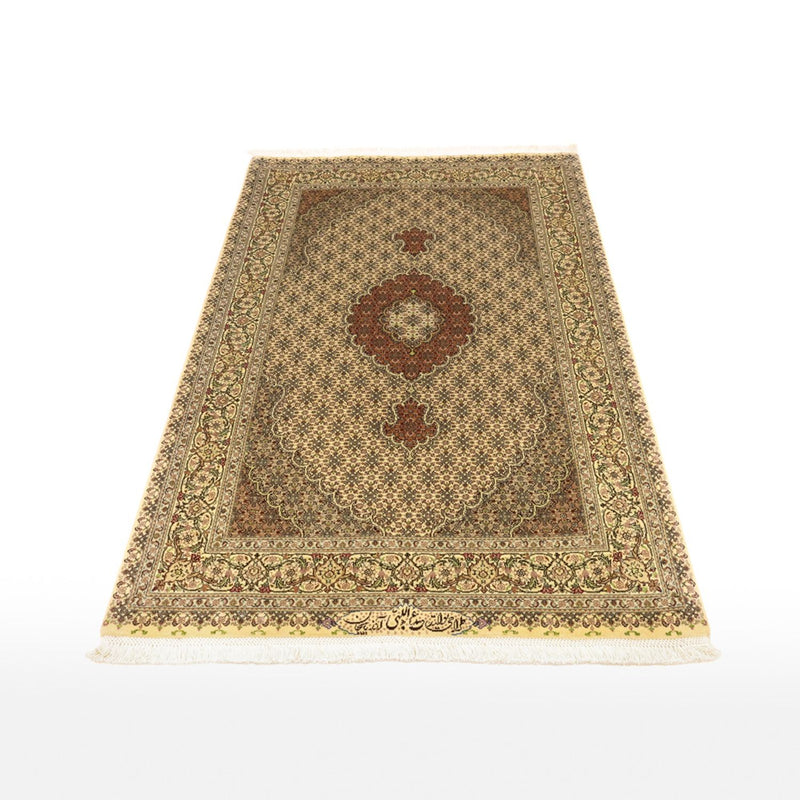Alfombra Persa - Tabriz - Real - 152 x 103 cm - verde oliva