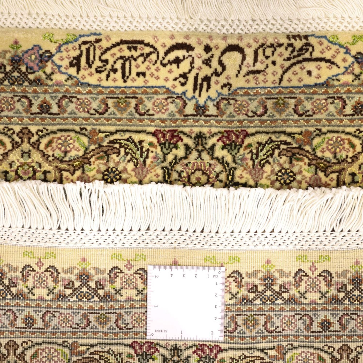 Alfombra Persa - Tabriz - Real - 152 x 103 cm - verde oliva