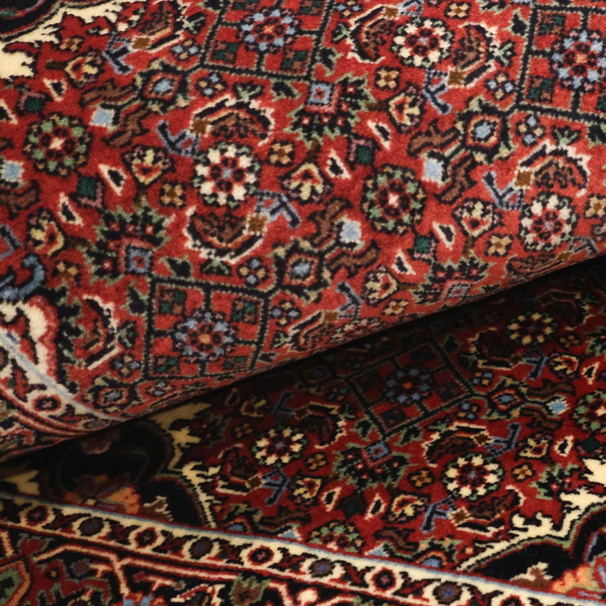 Alfombra persa - Bidjar - 136 x 70 cm - óxido