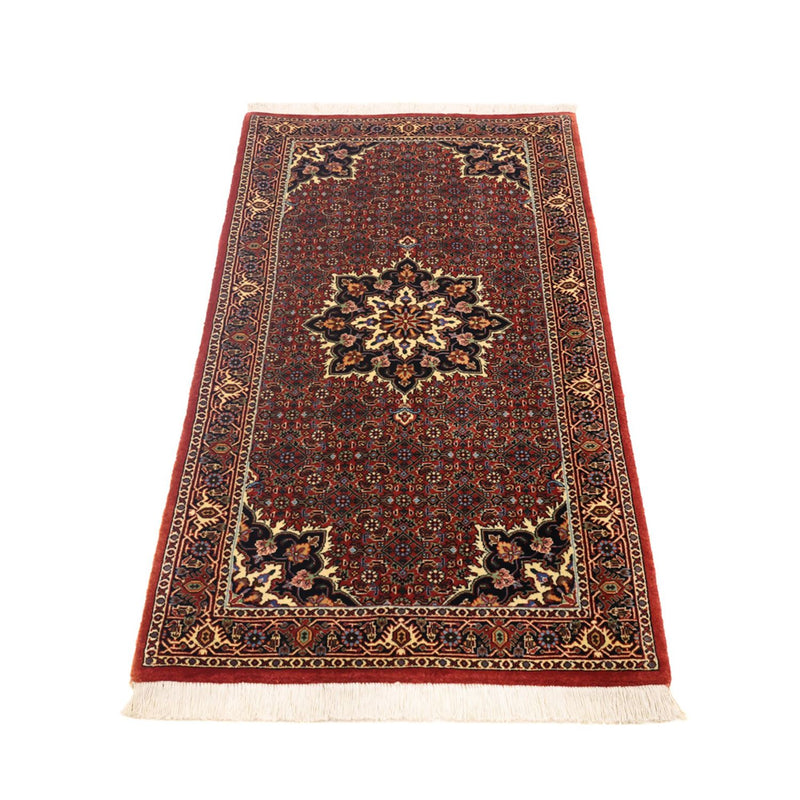 Alfombra persa - Bidjar - 136 x 70 cm - óxido
