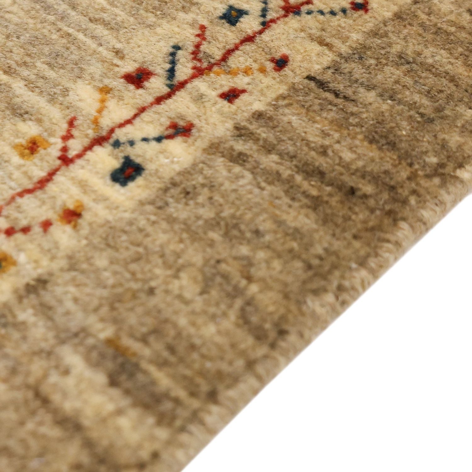 Alfombra Gabbeh - Persa Kashkuli - 125 x 82 cm - beige