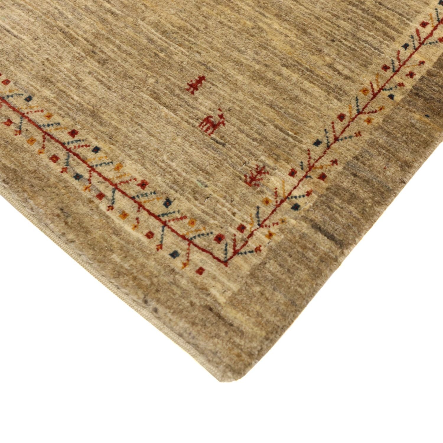 Alfombra Gabbeh - Persa Kashkuli - 125 x 82 cm - beige