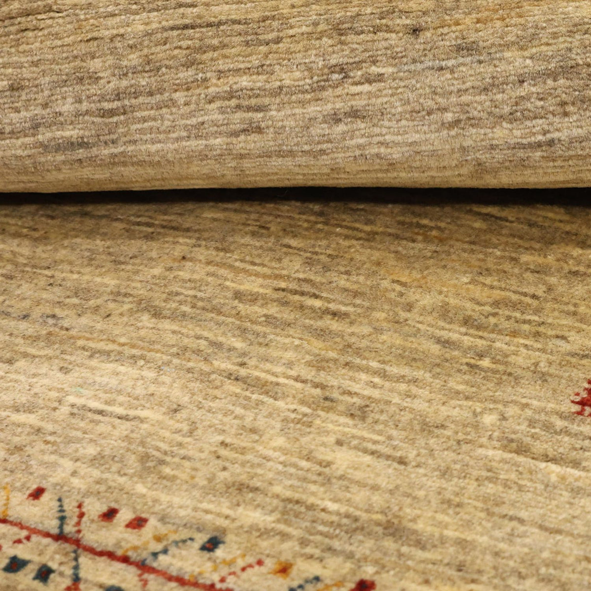 Alfombra Gabbeh - Persa Kashkuli - 125 x 82 cm - beige