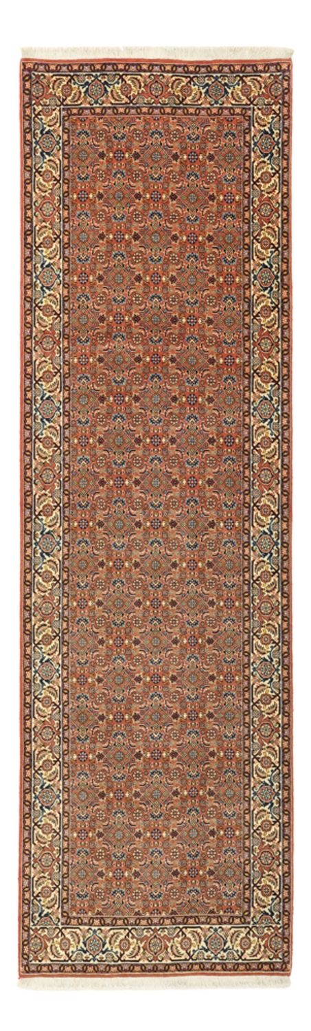 Alfombra de pasillo Alfombra persa - Bidjar - 293 x 88 cm - terracota