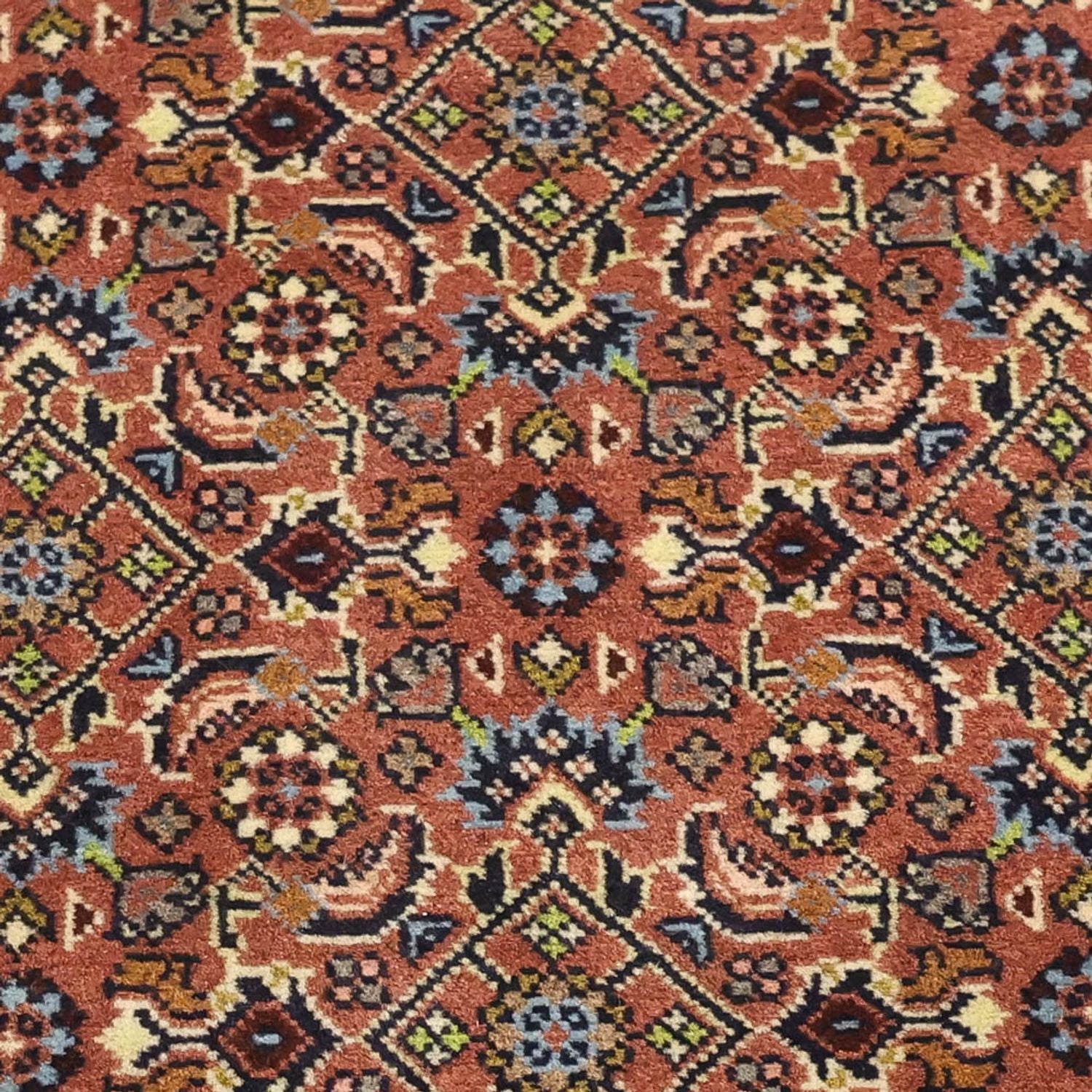 Alfombra de pasillo Alfombra persa - Bidjar - 293 x 88 cm - terracota