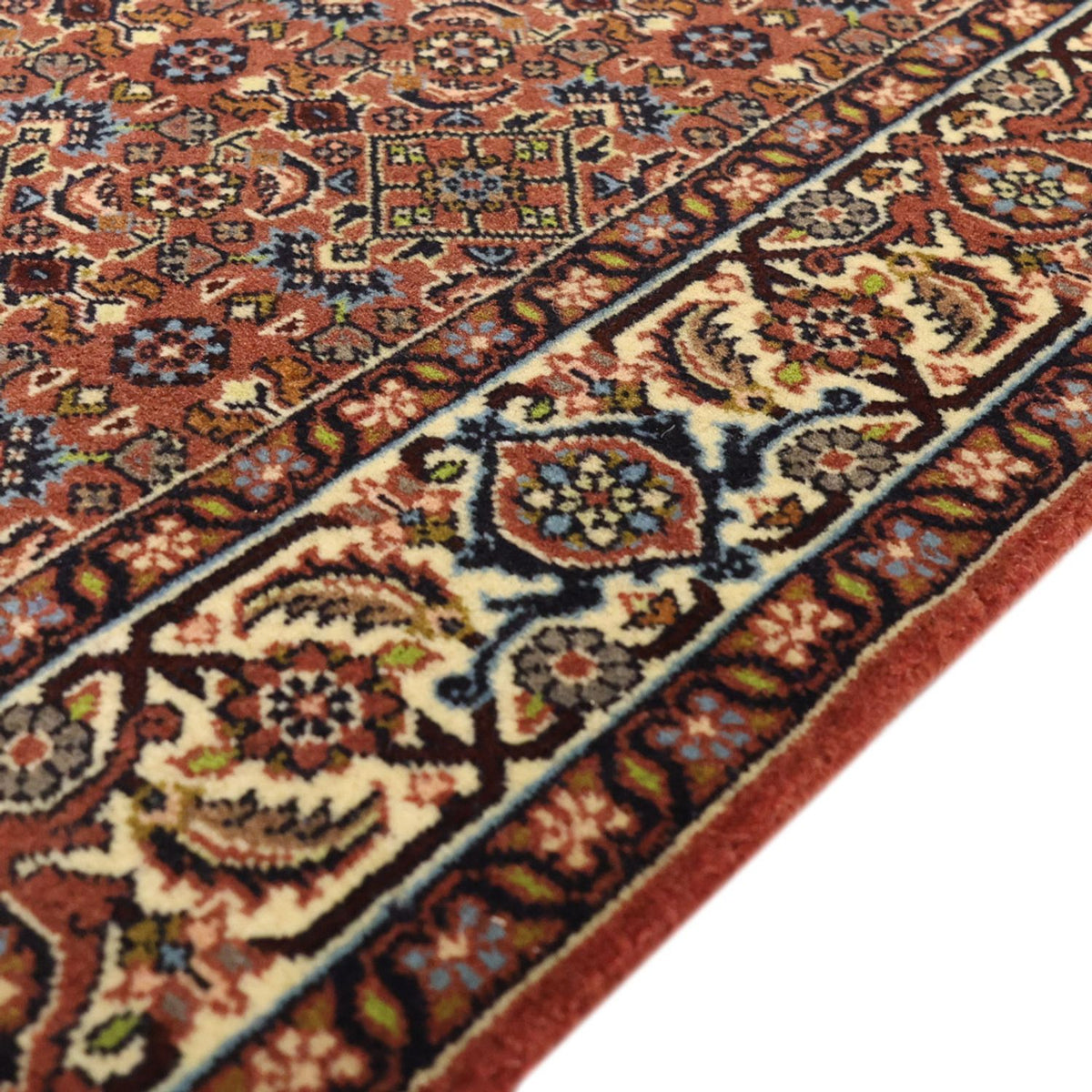 Alfombra de pasillo Alfombra persa - Bidjar - 293 x 88 cm - terracota