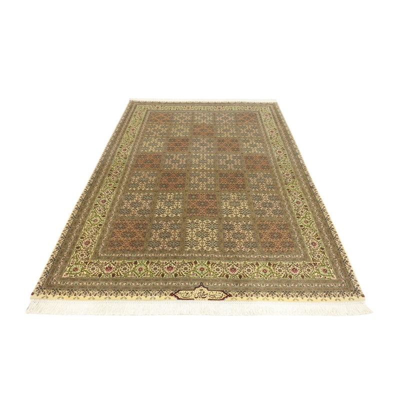 Alfombra Persa - Tabriz - Real - Real - 207 x 152 cm - beige oscuro
