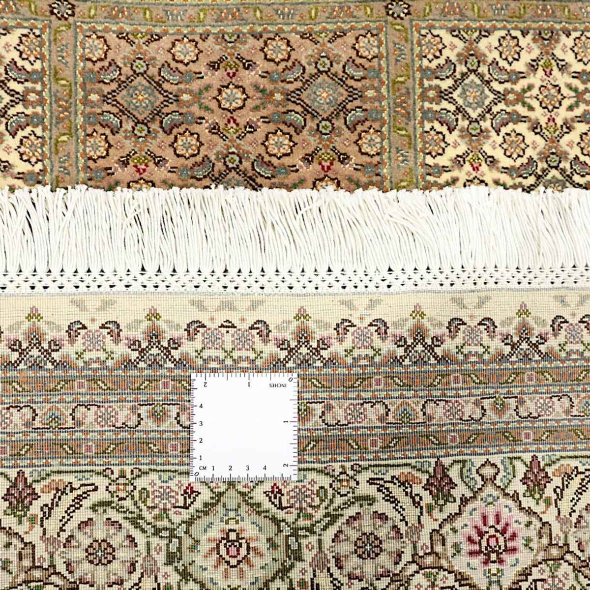 Alfombra Persa - Tabriz - Real - Real - 207 x 152 cm - beige oscuro