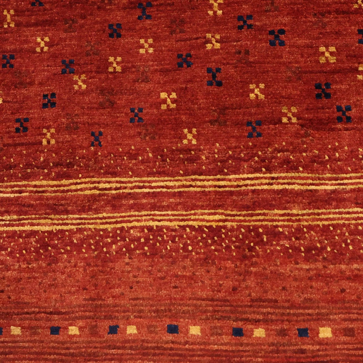 Alfombra Gabbeh - Persa Kashkuli - 126 x 96 cm - multicolor