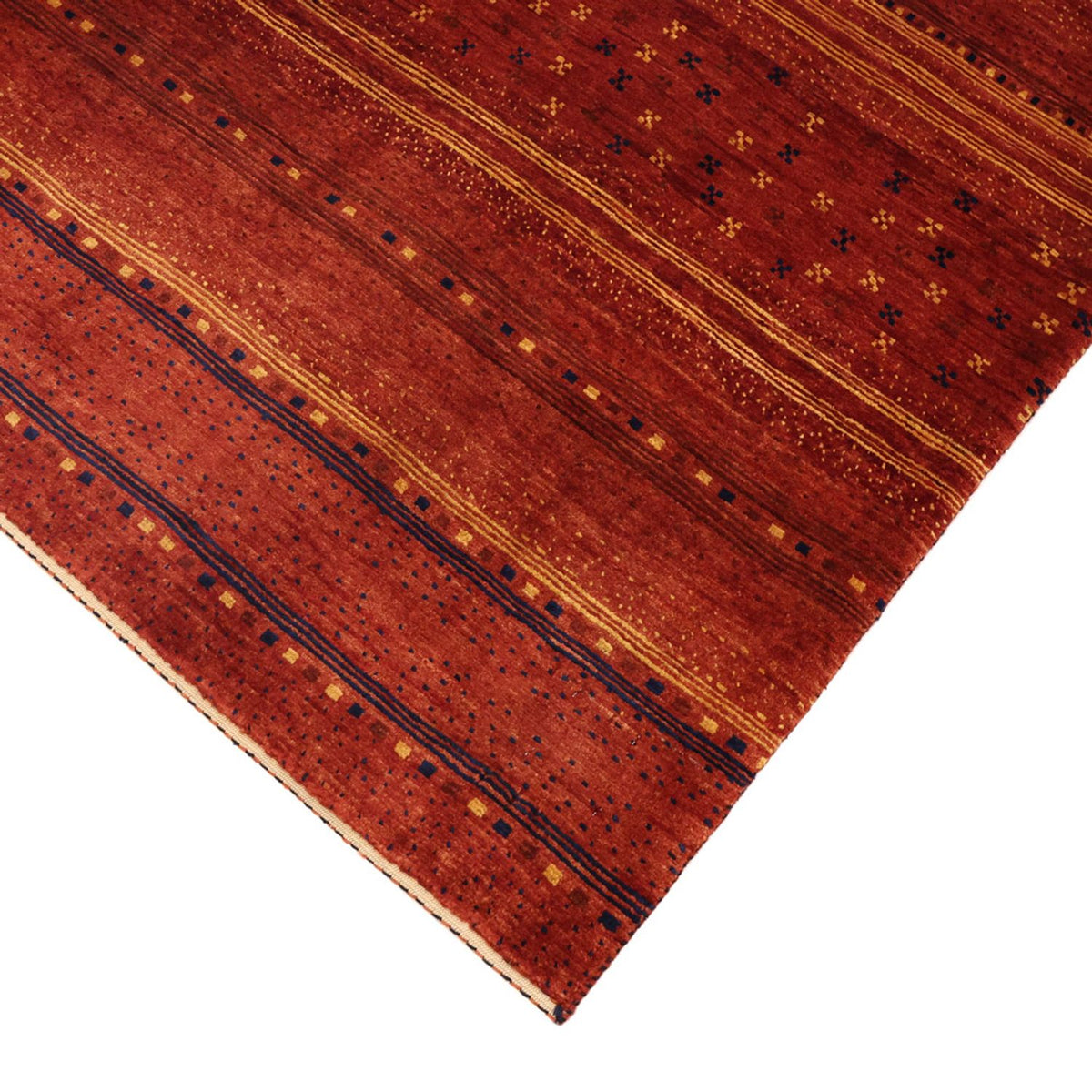 Alfombra Gabbeh - Persa Kashkuli - 126 x 96 cm - multicolor
