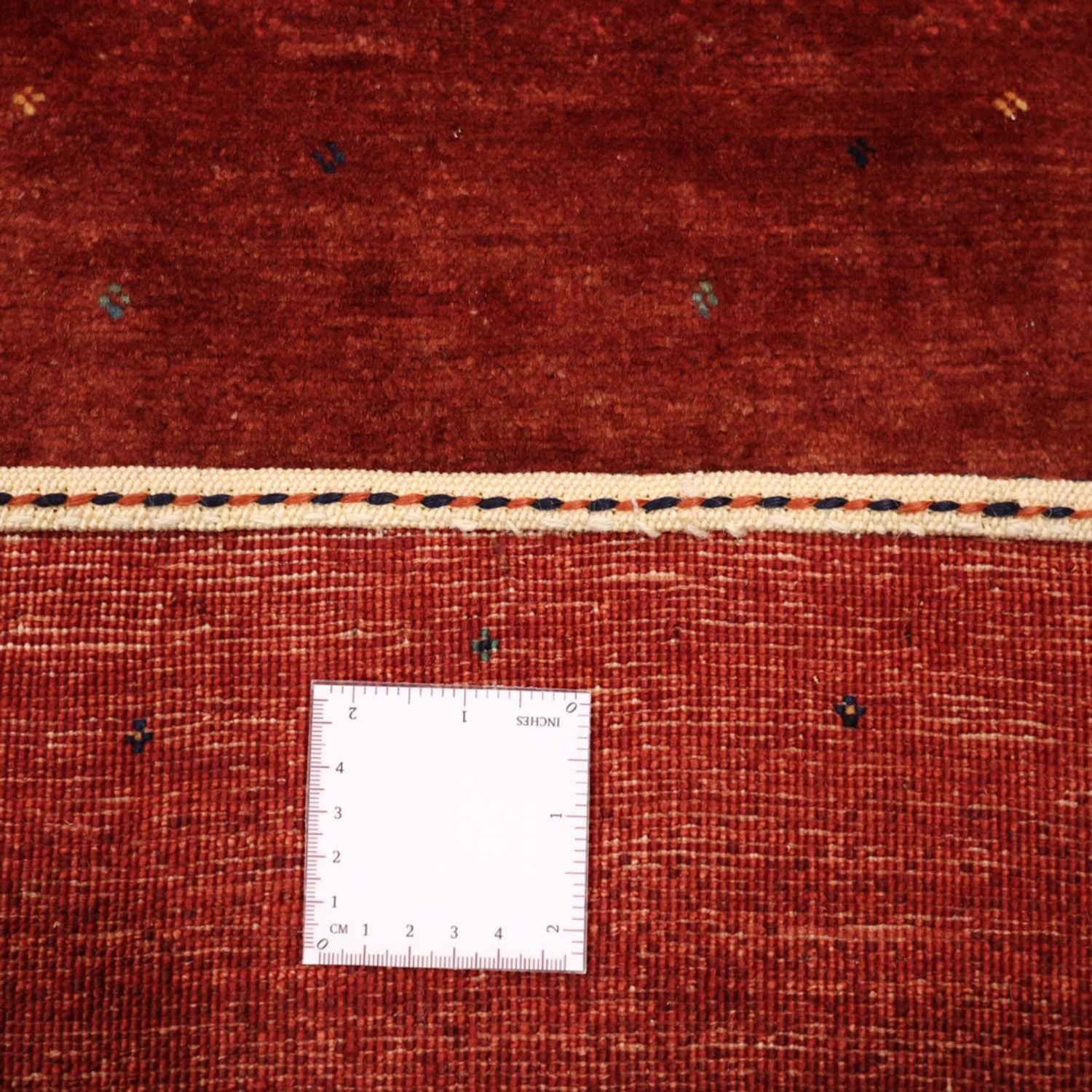 Alfombra Gabbeh - Persa Kashkuli - 190 x 128 cm - rojo