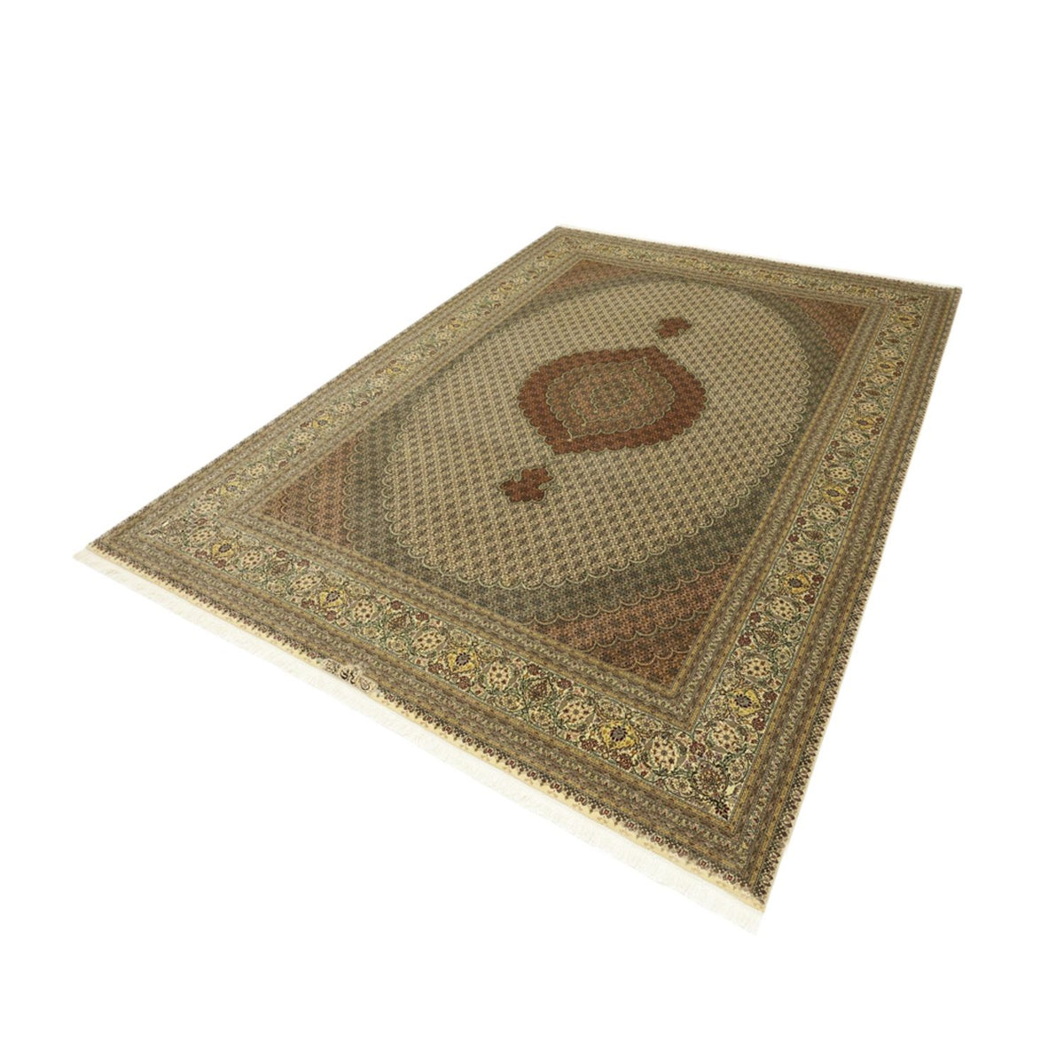 Alfombra Persa - Tabriz - Real - Real - 348 x 248 cm - beige claro