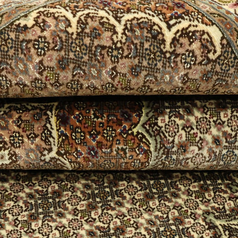 Alfombra Persa - Tabriz - Real - Real - 197 x 154 cm - beige oscuro