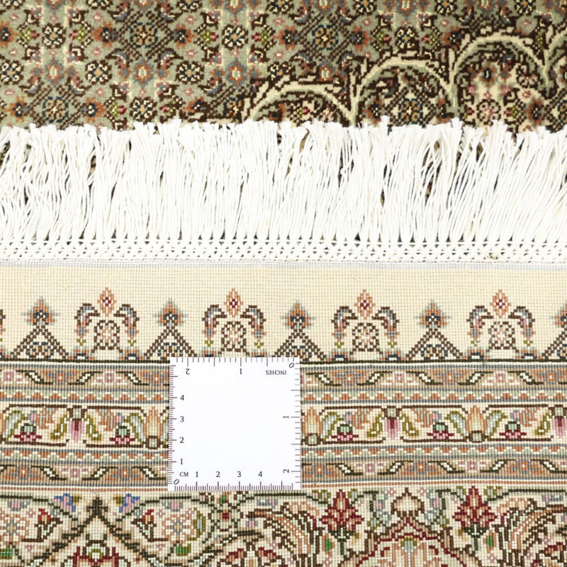 Alfombra Persa - Tabriz - Real - Real - 197 x 154 cm - beige oscuro
