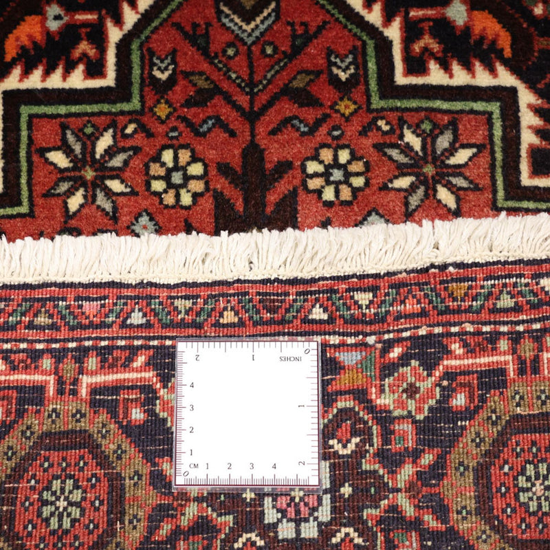 Alfombra persa - Nómada - 145 x 103 cm - rojo oscuro