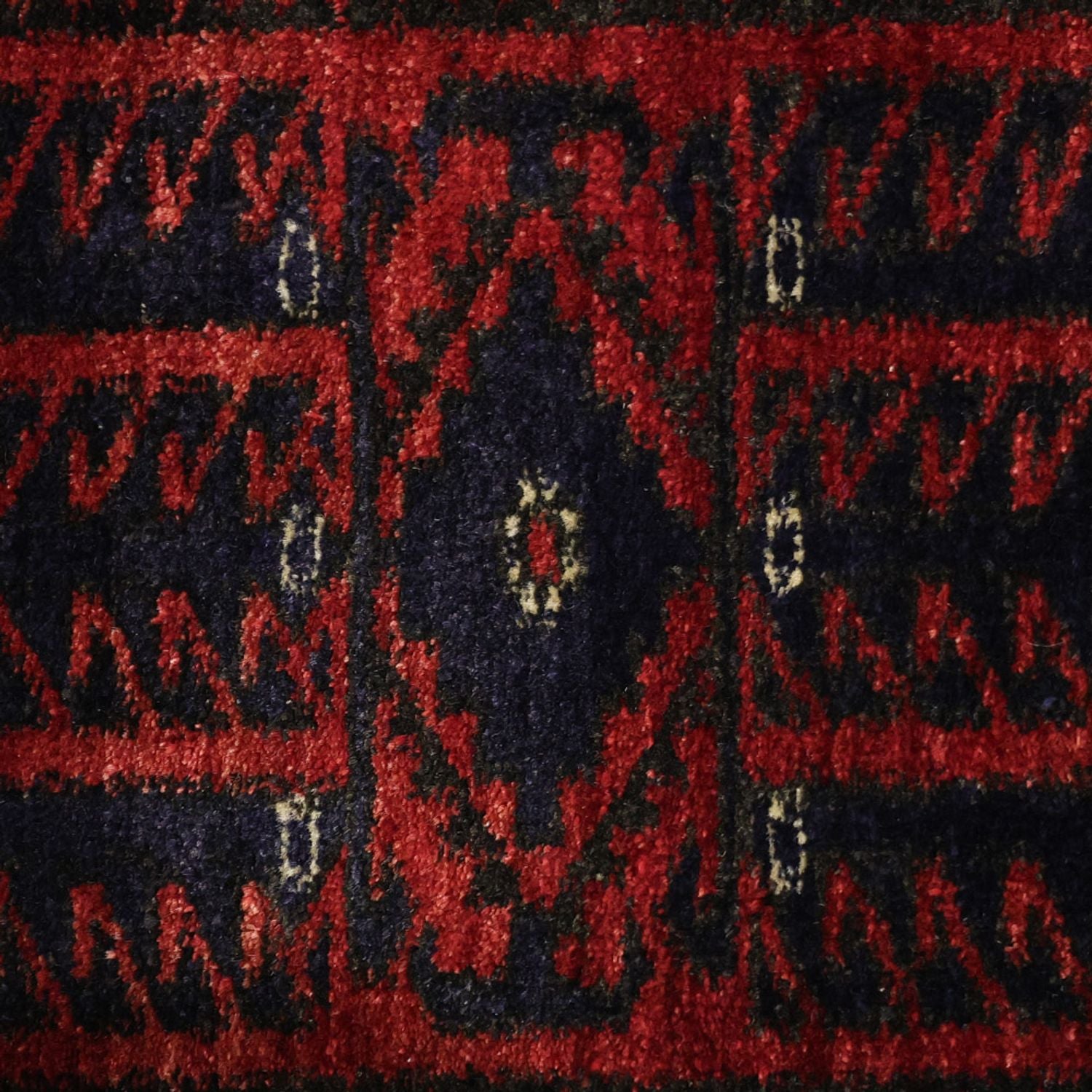 Alfombra de pasillo Alfombra Belutsch - 188 x 99 cm - rojo oscuro