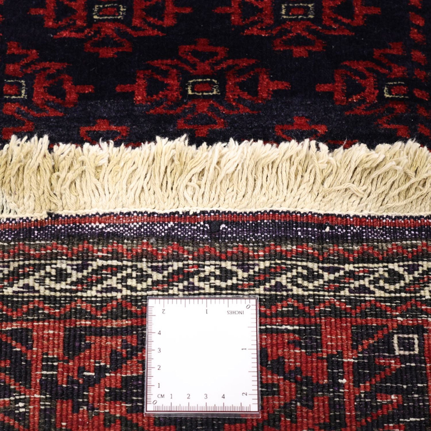 Alfombra de pasillo Alfombra Belutsch - 188 x 99 cm - rojo oscuro