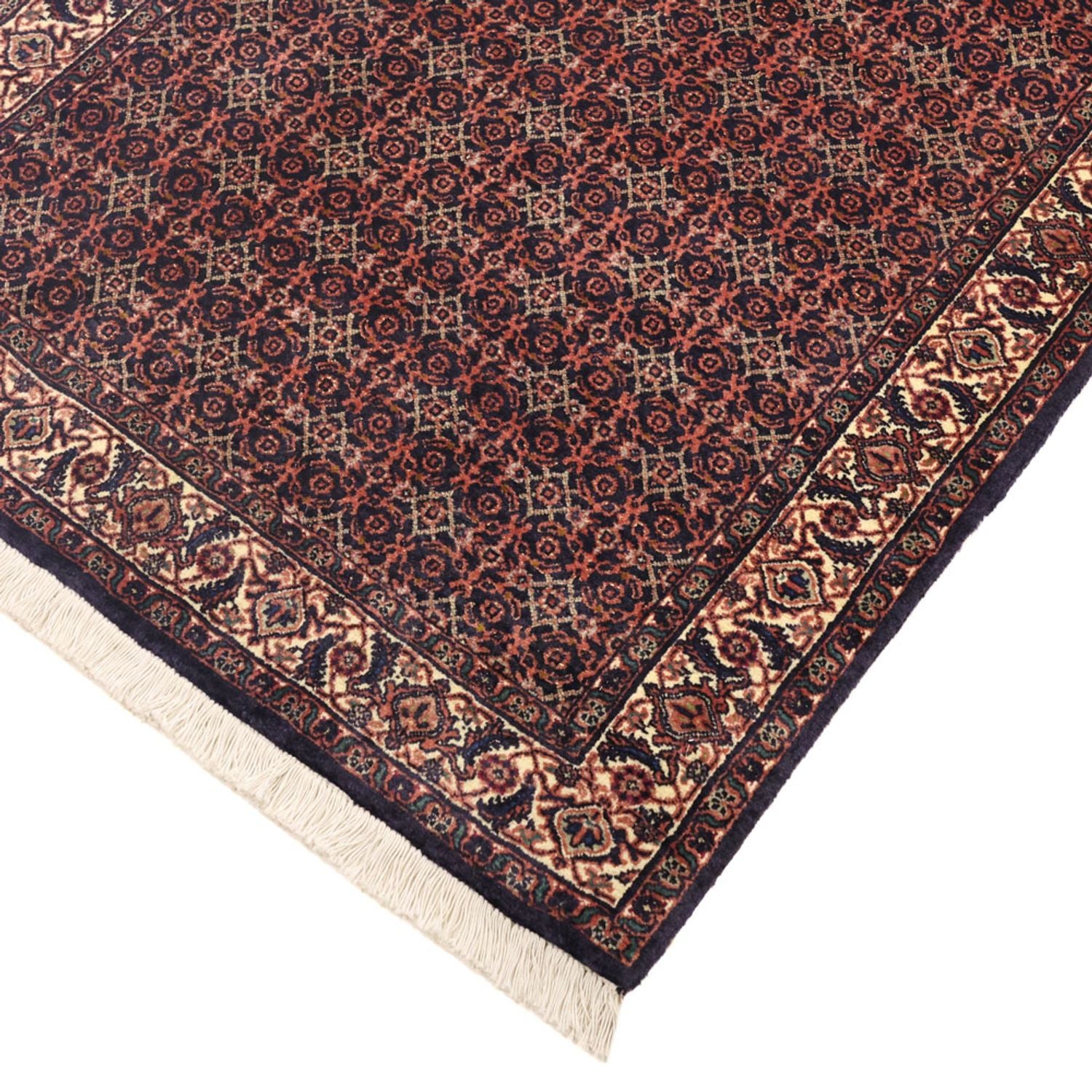 Alfombra persa - Bidjar - 143 x 85 cm - óxido