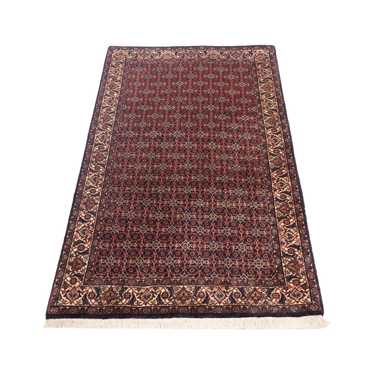 Alfombra persa - Bidjar - 143 x 85 cm - óxido