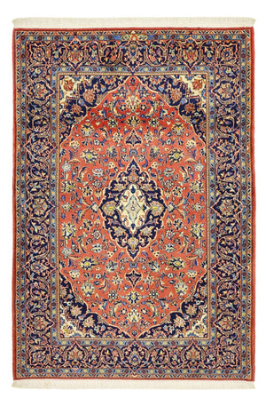 Alfombra persa - Keshan - 160 x 112 cm - rojo claro