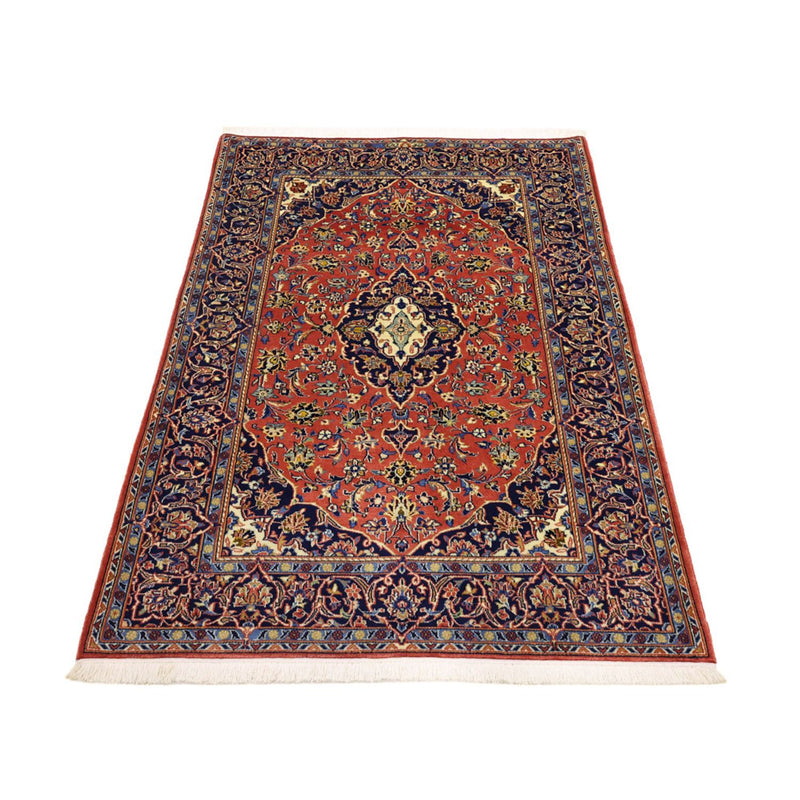 Alfombra persa - Keshan - 160 x 112 cm - rojo claro