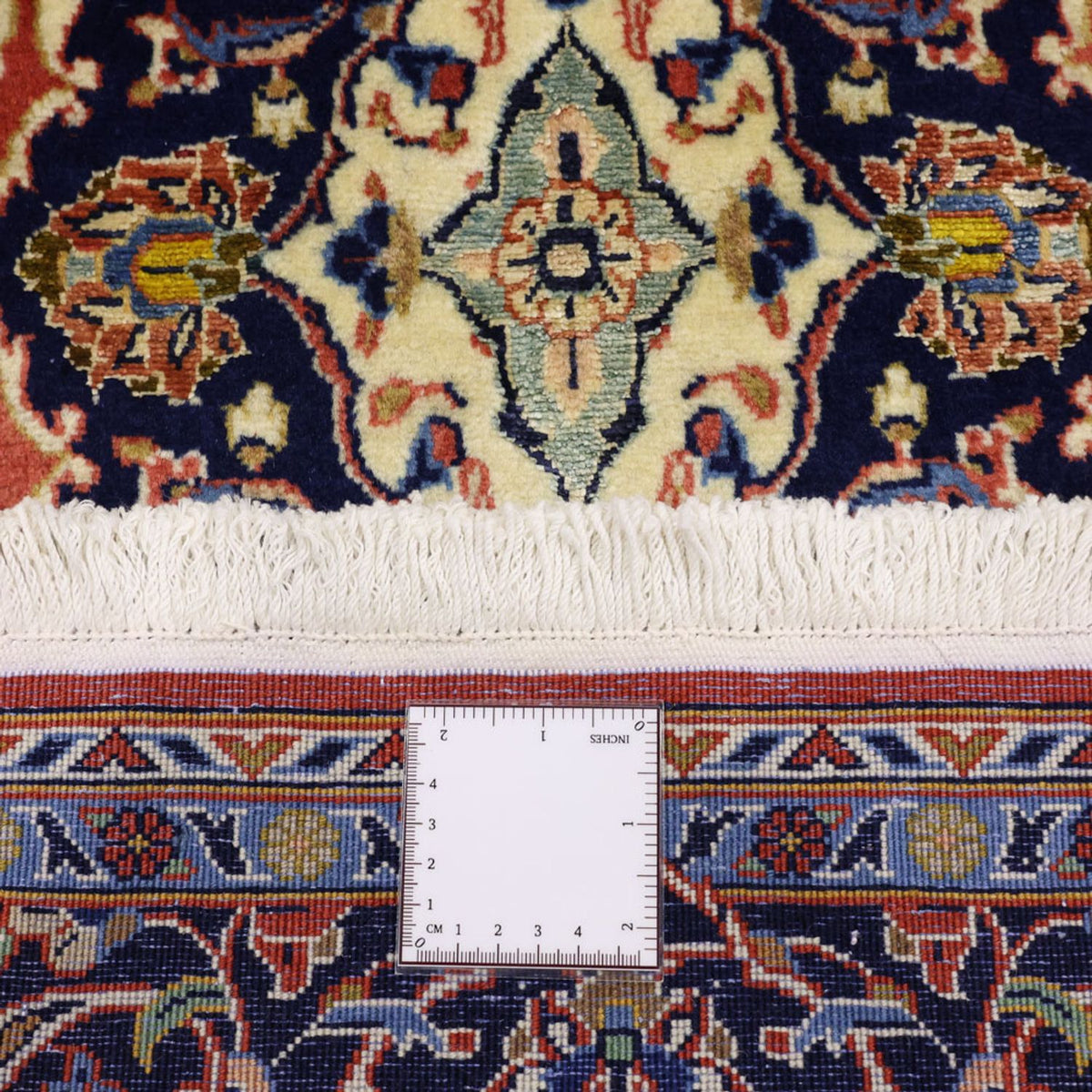 Alfombra persa - Keshan - 160 x 112 cm - rojo claro