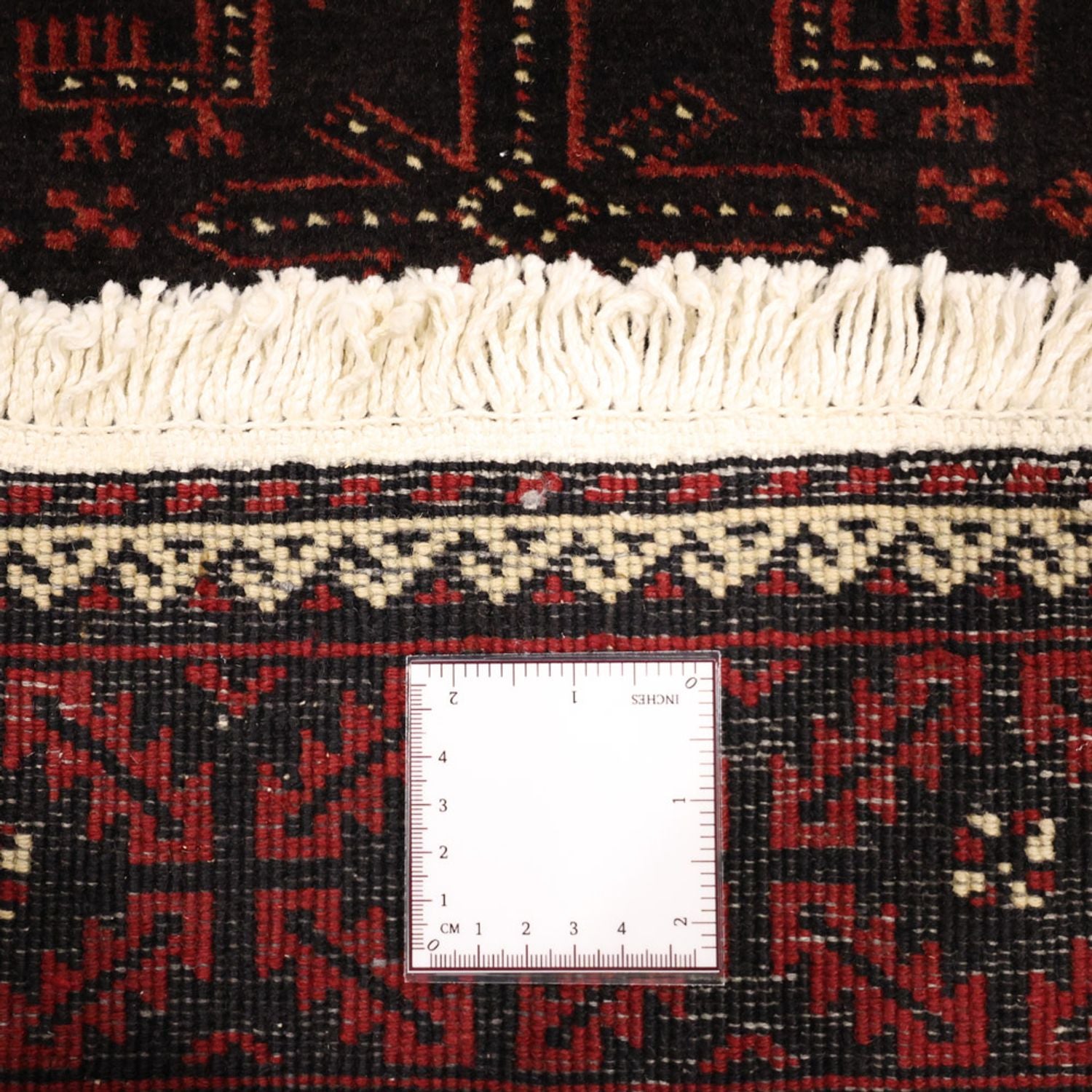 Alfombra de pasillo Alfombra Belutsch - 204 x 102 cm - rojo oscuro