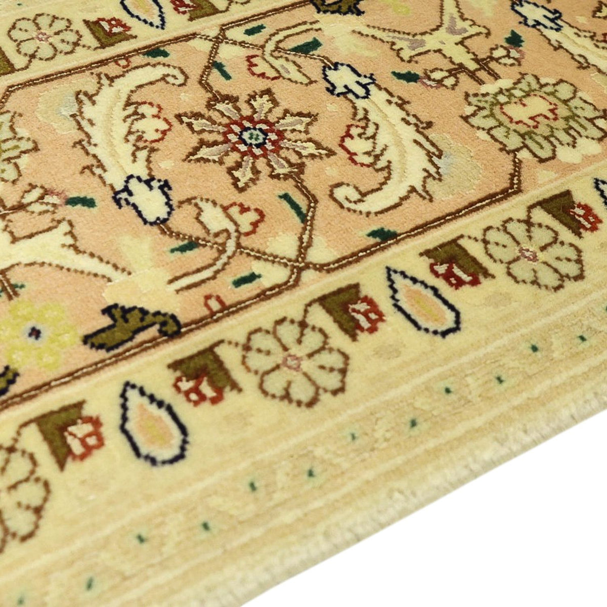 Alfombra persa - Tabriz - Real - 203 x 147 cm - beige