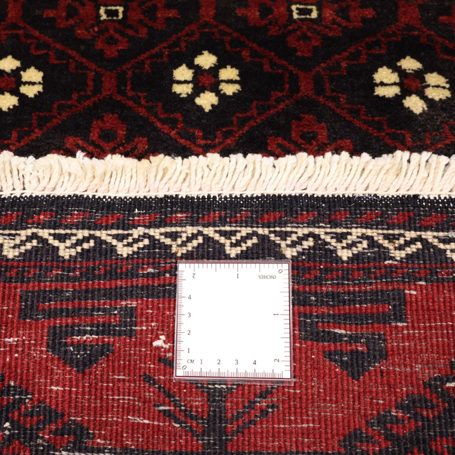 Alfombra de pasillo Alfombra Belutsch - 198 x 103 cm - rojo oscuro
