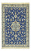 Alfombra Persa - Nain - Real - 140 x 86 cm - azul oscuro