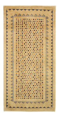 Alfombra Gabbeh - Loribaft Persa - 164 x 79 cm - oro