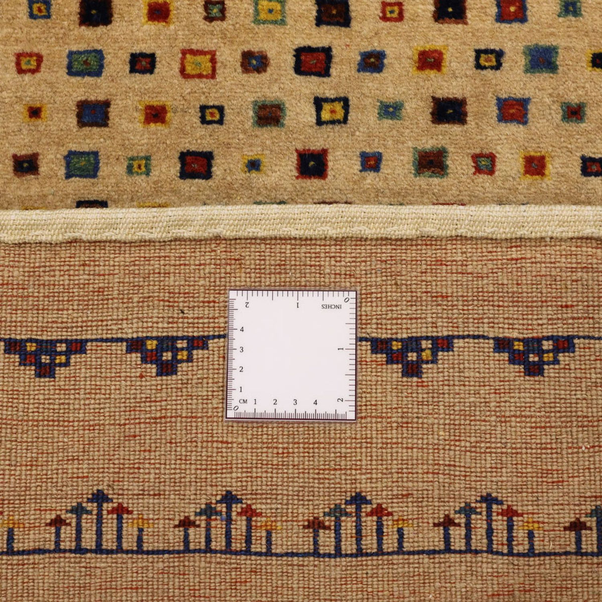 Alfombra Gabbeh - Loribaft Persa - 164 x 79 cm - oro