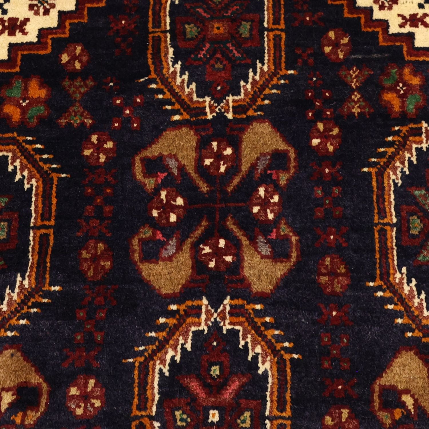 Alfombra Belutsch - 210 x 115 cm - rojo oscuro