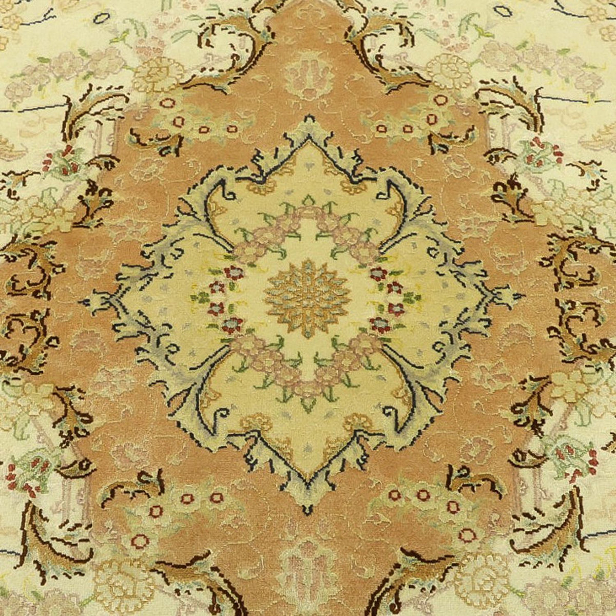 Alfombra Persa - Tabriz - Real - 208 x 149 cm - beige