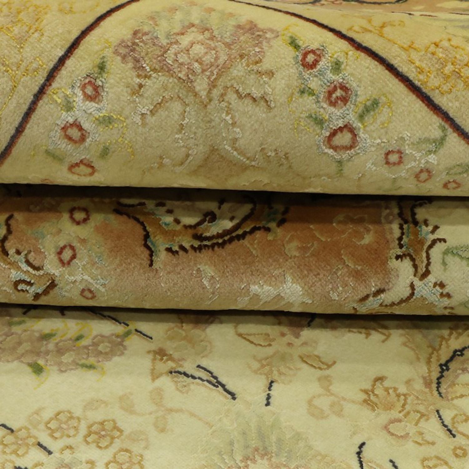 Alfombra Persa - Tabriz - Real - 208 x 149 cm - beige