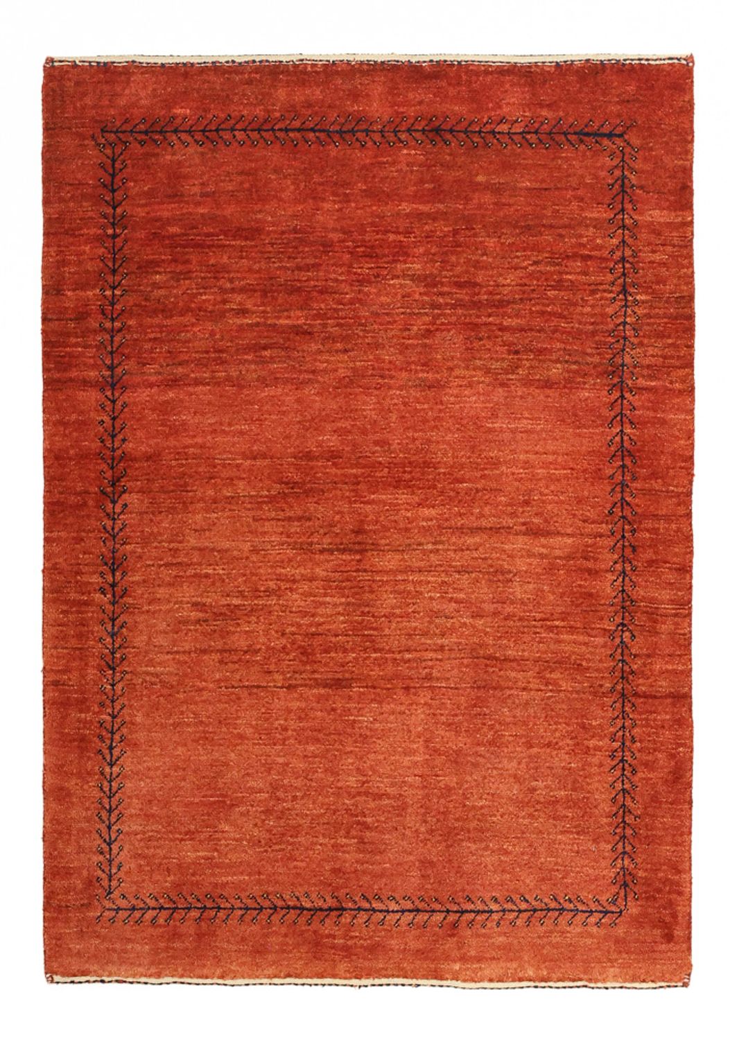 Alfombra Gabbeh - Loribaft Persa - 115 x 82 cm - rojo oscuro