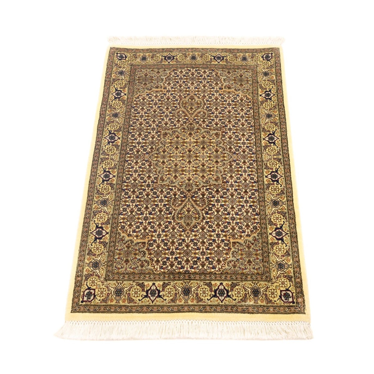 Alfombra Persa - Tabriz - Real - 92 x 60 cm - verde oliva