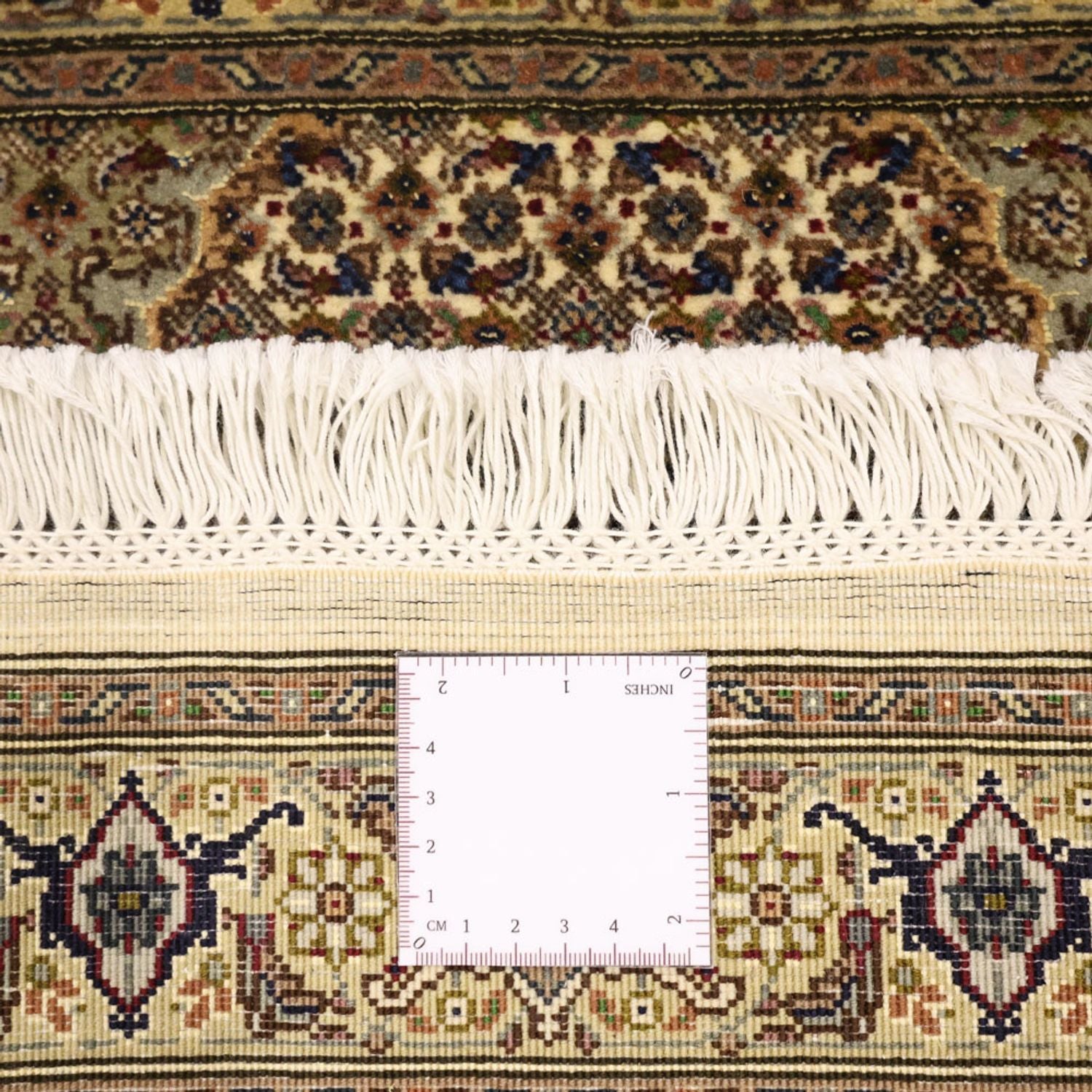Alfombra Persa - Tabriz - Real - 92 x 60 cm - verde oliva