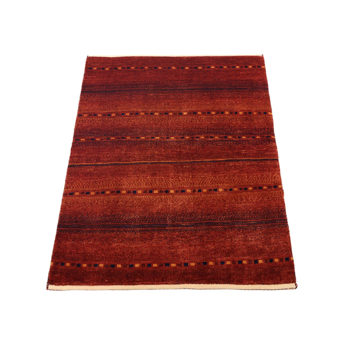 Alfombra Gabbeh - Persa Kashkuli - 103 x 79 cm - rojo oscuro