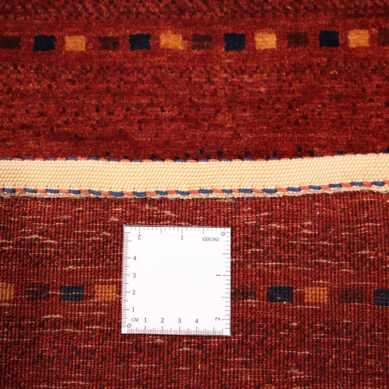 Alfombra Gabbeh - Persa Kashkuli - 103 x 79 cm - rojo oscuro