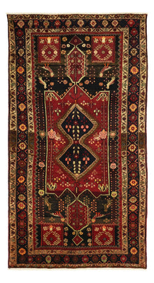 Alfombra persa - Nómada - 285 x 150 cm - rojo oscuro