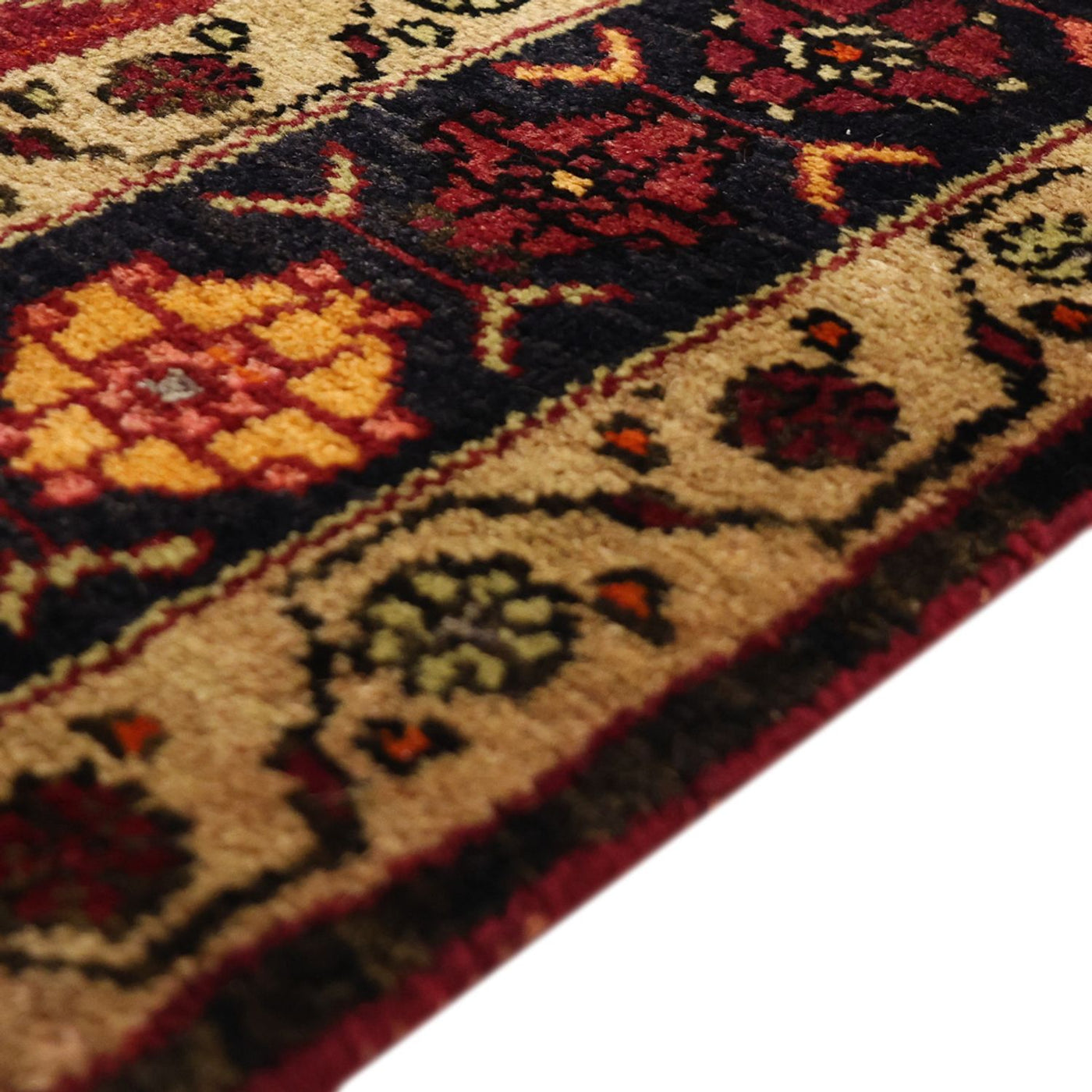 Alfombra persa - Nómada - 285 x 150 cm - rojo oscuro