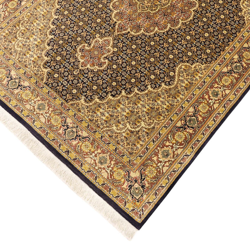 Alfombra Persa - Tabriz - Real - 148 x 100 cm - azul oscuro