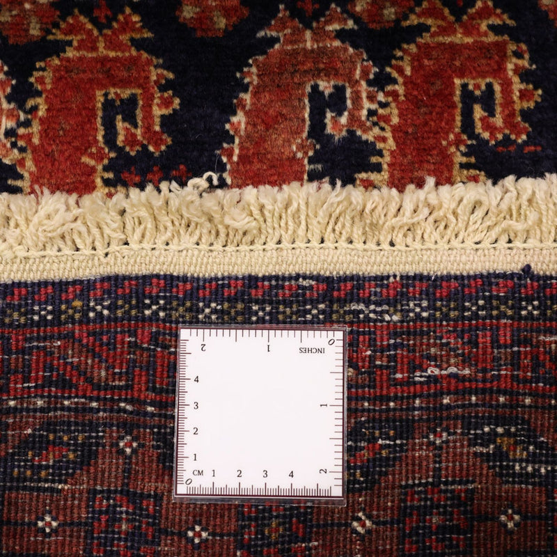 Alfombra de pasillo Alfombra Belutsch - 194 x 100 cm - rojo oscuro