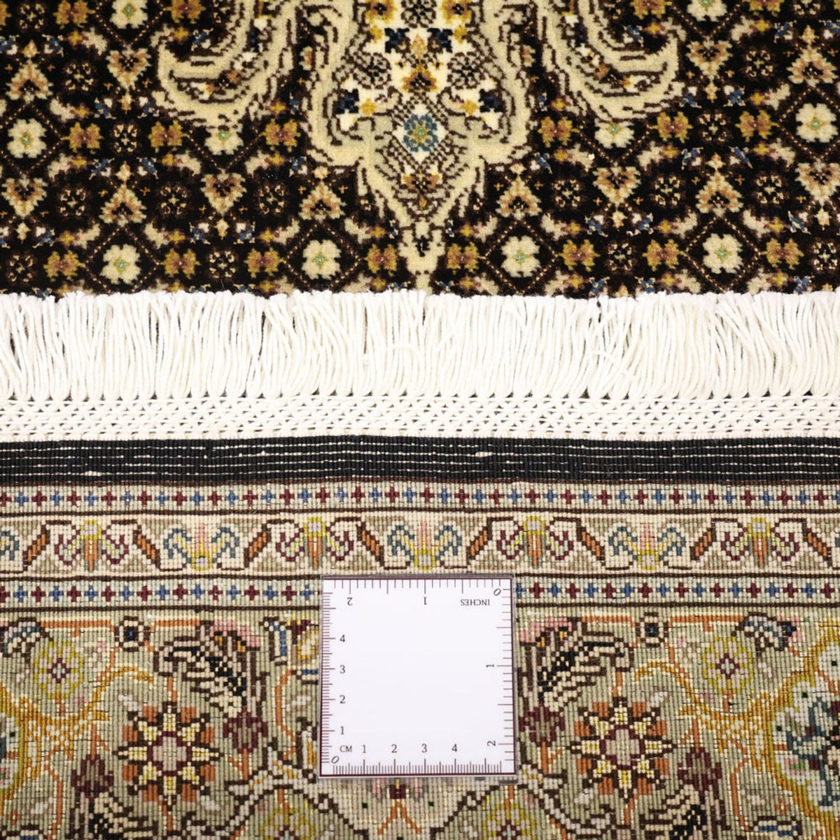 Alfombra Persa - Tabriz - Real - 148 x 100 cm - verde oliva