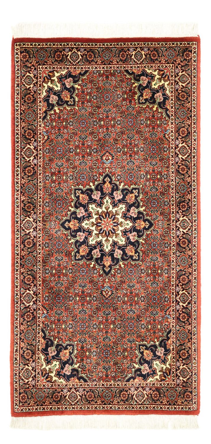 Alfombra persa - Bidjar - 137 x 69 cm - óxido