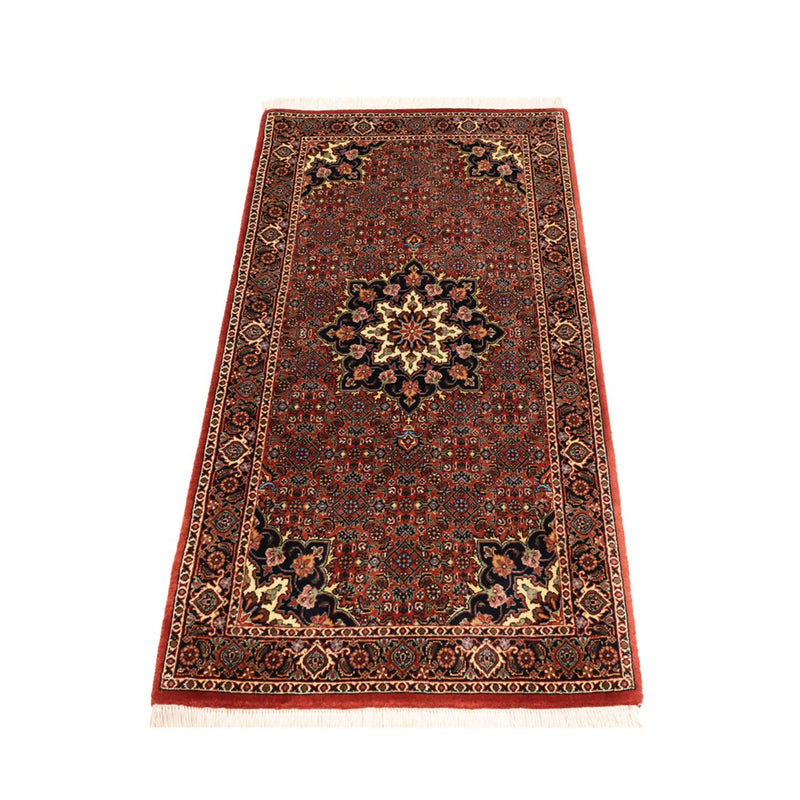 Alfombra persa - Bidjar - 137 x 69 cm - óxido