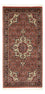 Alfombra persa - Bidjar - Real - 147 x 72 cm - rojo oscuro