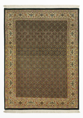 Alfombra Persa - Tabriz - Real - 144 x 106 cm - verde oliva